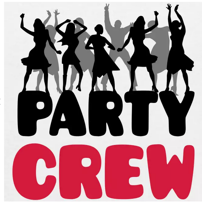 Druckmotiv Party Crew